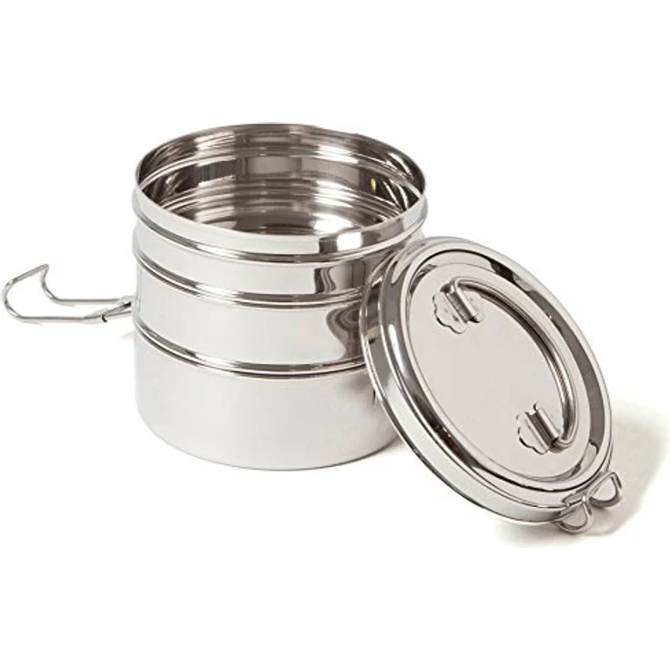 ECO Brotbox Lunchbox Tiffin Swing, auslaufsicher, 1200 ml, dreilagig, aus Edelstahl – Bild 6