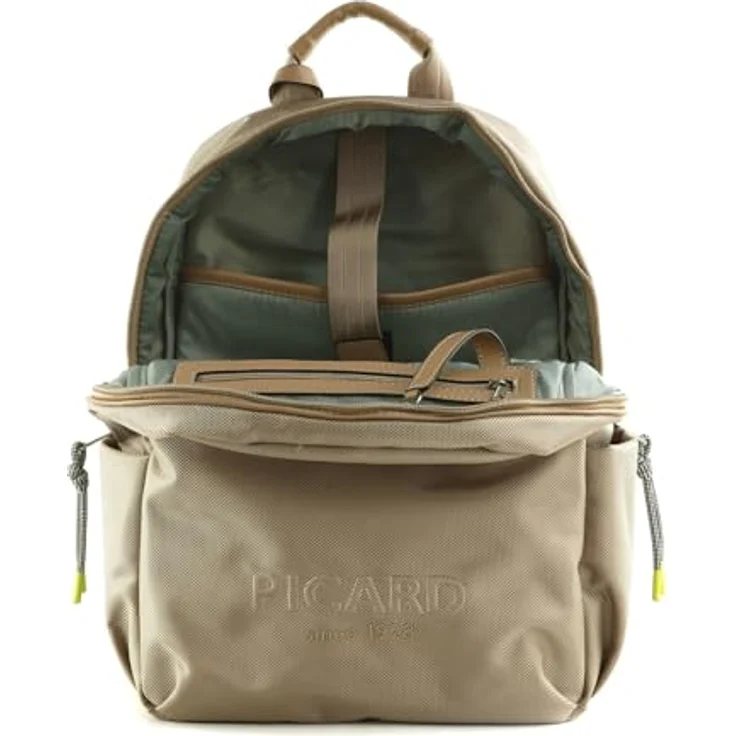 Picard Daypack Lucky One, Sportlicher Rucksack aus robustem Nylon mit cleverer Fächeraufteilung, schwarz – Bild 5