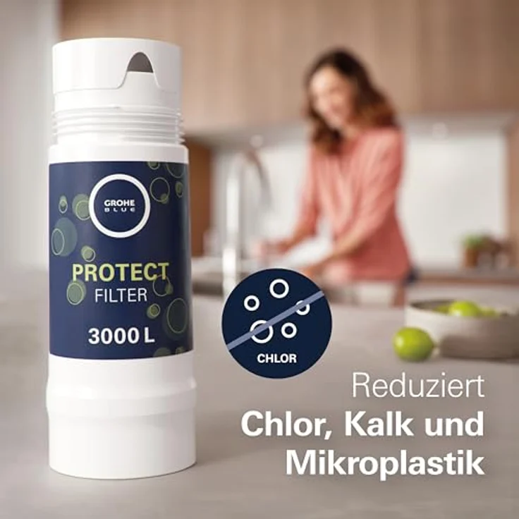 GROHE GROHE Blue - UltraSafe Filter (3000 L Kapazität, filtert Bakterien und Mikroplastik, reduziert störende Stoffe) – Bild 2