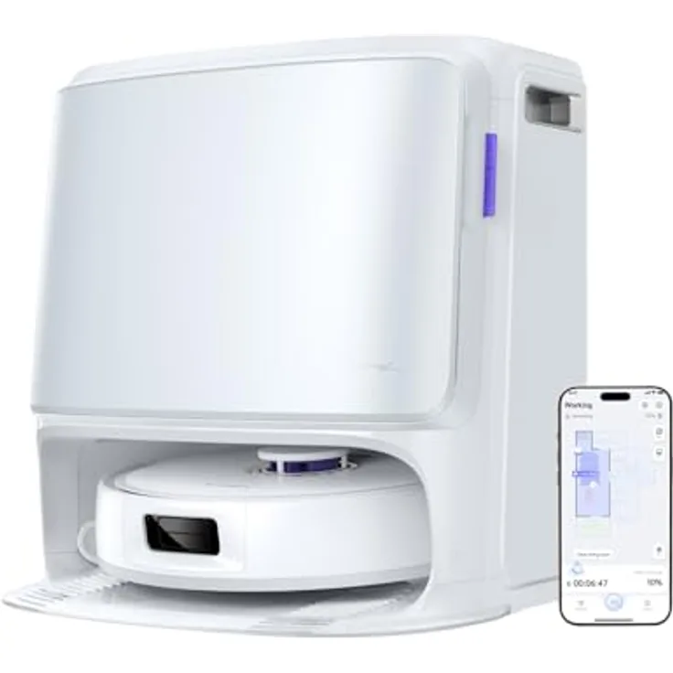 Narwal Freo Z10 Saugroboter, 15.000 Pa, Anti-Tangle-Seitenbürste, Kantenreinigung, LiDAR 4.0 Sensor mit automatischer Staubbehälter-Selbstentleerung