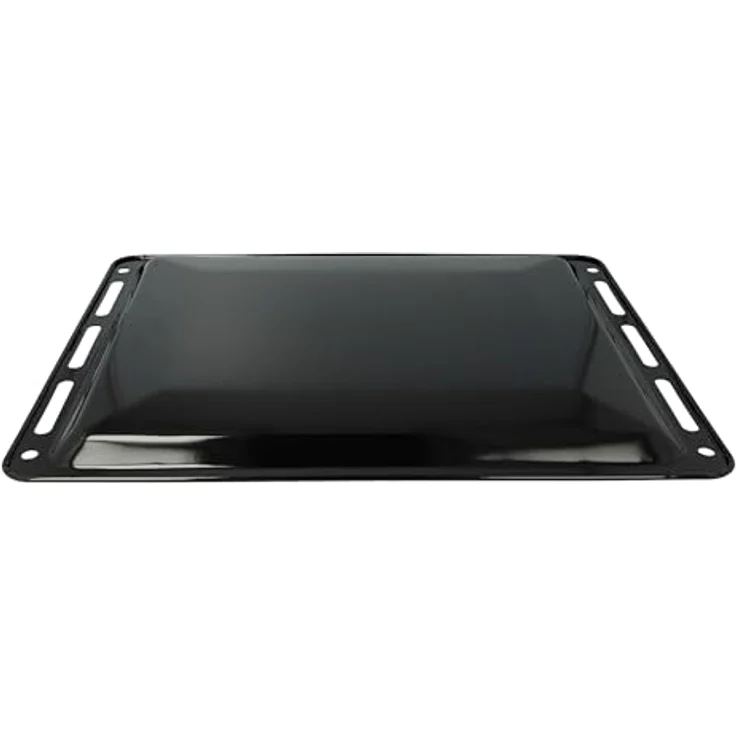 VHBW Backblech Ersatz für Bosch 1101433, 11029050, HEZ631070 - Antihaftbeschichtet, Emailliert Schwarz, 45,5 x 36,1 x 2 cm, Spülmaschinenfest – Bild 4