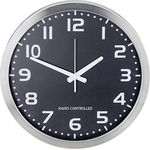 M601508 Funk Wanduhr 40cm Aluminium
