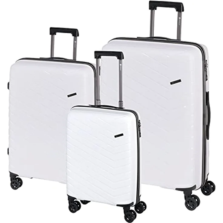 CHECK.IN Trolley-Set Orlando, 3-teilig, Farbe:weiß