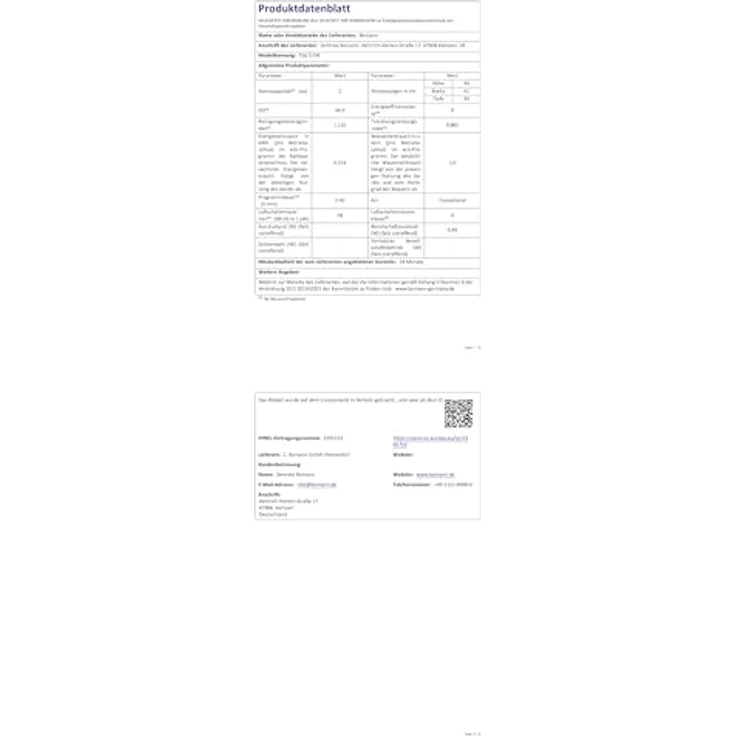 Bomann® TSG 5704 Tischgeschirrspüler, Mini Geschirrspüler mit integriertem Wassertank, 6 Programme, 36-70°C, Camping Spülmaschine, silbergrauer Geschirrkorb – Bild 10