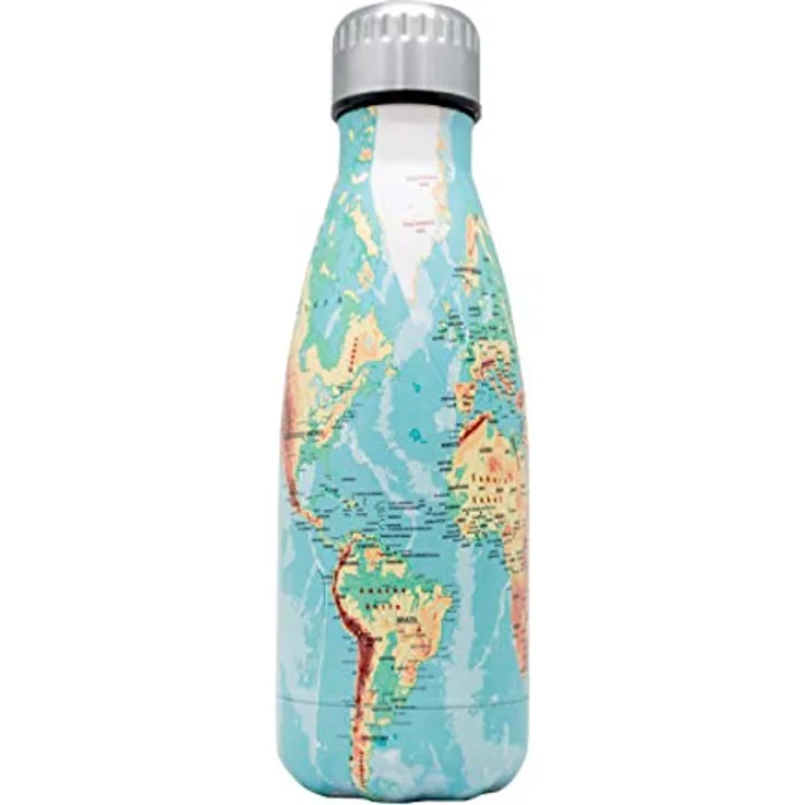 NERTHUS FIH 761 Thermosflasche, Karte, 350 ml