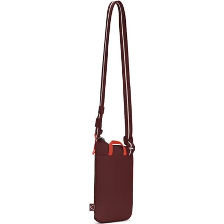 Pacsafe GO anti-theft Tech Mini Bag Umhängetasche RFID 12 cm, Polyester, garnet red – Bild 4