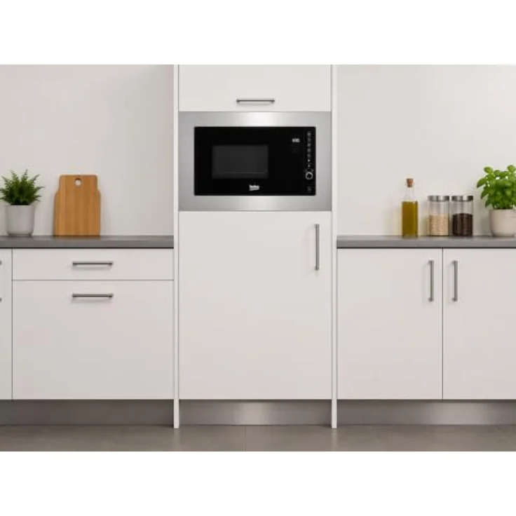 BEKO Einbau-Mikrowelle BMOB20231X, 800 W, 20 l, Schwarz, digitale Steuerung, 8 Automatikprogramme, Kindersicherung – Bild 6