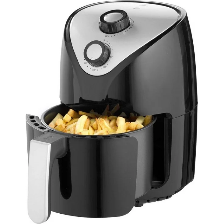 COFI 1453 Heißluftfritteuse 1000W Airfryer 2,0L mit stufenloser Temperaturregelung, weiß