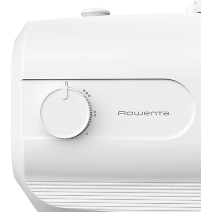 Rowenta VU2310 Essential+ Tischventilator (2 Geschwindigkeitsstufen, verstellbarer Neigungswinkel, 28 Watt, 46 dB(A), 100% Kupfermotor, sehr kompakt) weiß – Bild 3