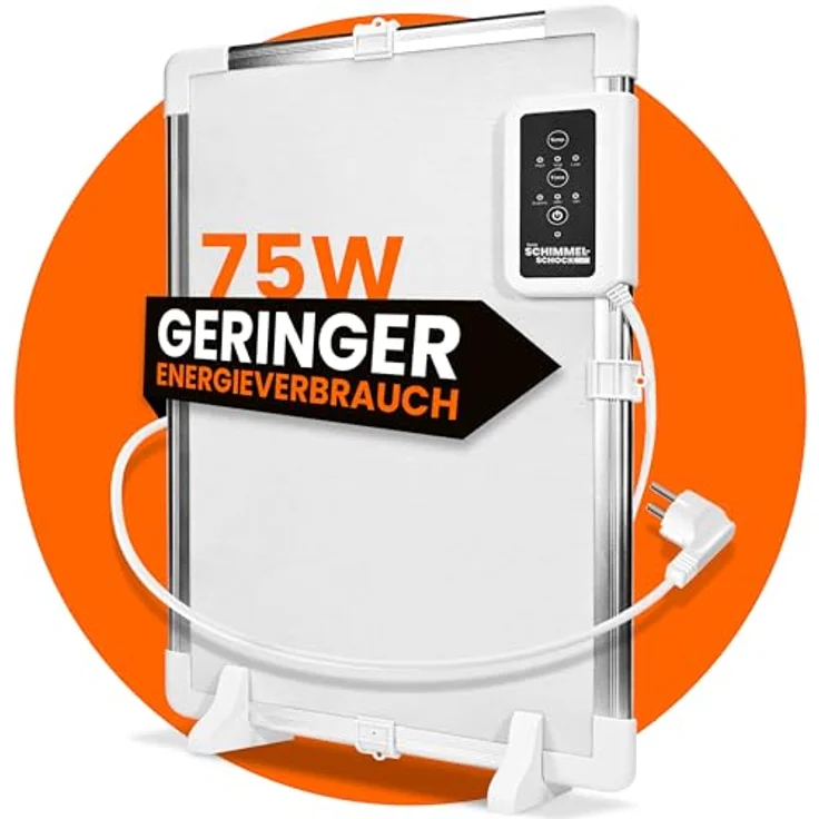 Tonis SCHIMMELSCHOCK Anti-Schimmelheizung zur Schimmelbekämpfung | Trocknet kalte, feuchte Wände & behebt Ursache ohne Chemie | Thermostat, Timer & Überhitzungsschutz – Bild 1