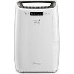 De'Longhi AriaDry DEXD214RF Luftentfeuchter mit 3-fach Filtersystem, Trocknungsfunktion, 14 l/Tag, R290, abnehmbarer Wassertank, Weiß