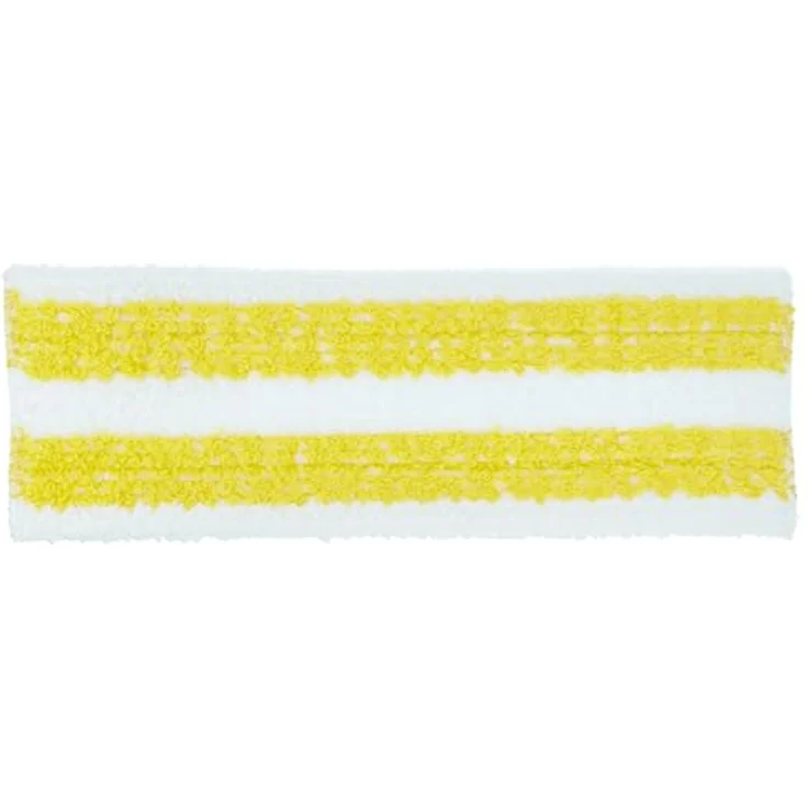 vhbw 2x Wischbezug kompatibel mit Kärcher SC 3 EasyFix, weiß/gelb, wiederverwendbar & waschbar, 2x Bodentuch für Dampfreiniger – Bild 2