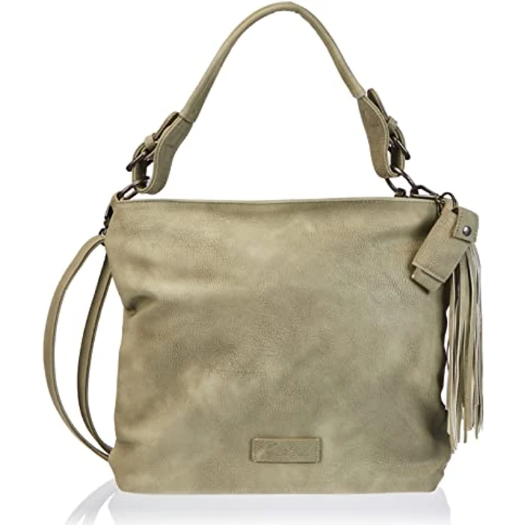Fritzi aus Preußen Lipstick02, Handtasche mit mehreren Fächern, Grau – Bild 1