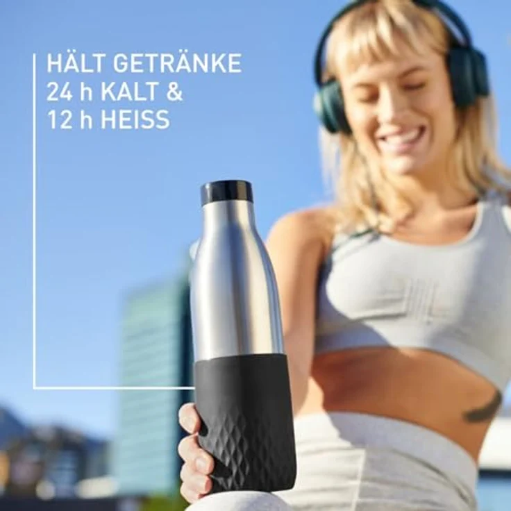 Trinkflasche Bludrop 0,7l sw – Bild 5