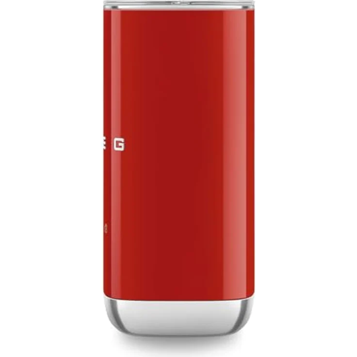 Smeg MFF02RDEU Milchaufschäumer, 50er Jahre Design mit keramisch beschichtetem Innenraum, für heiße und kalte Milchvarianten – Bild 2