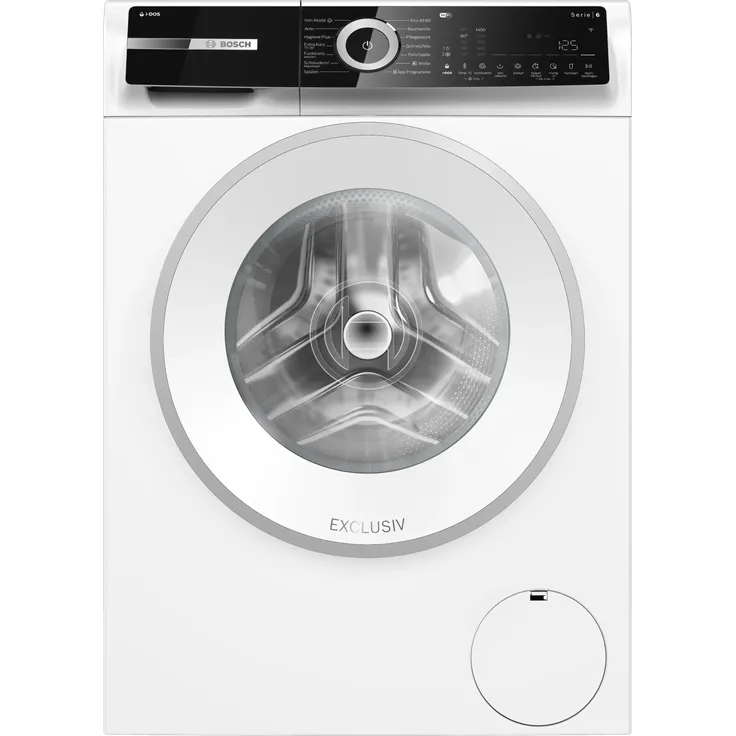 Bosch WGN244A91 Exclusiv, Waschmaschine mit 9 kg Nennkapazität, Energieeffizienzklasse A A -20%, Schleudereffizienzklasse B