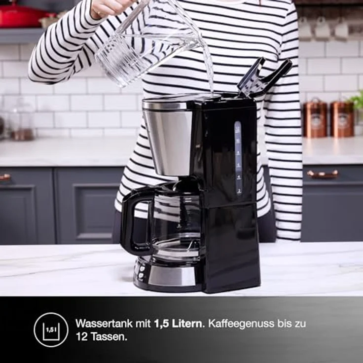 Fakir Coffee Mine sw Kaffeeautomat, Filterkaffeemaschine, Schwarz – Bild 3