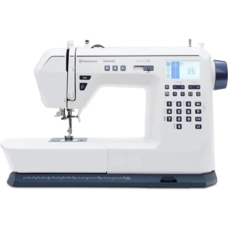 Husqvarna Viking Onyx 30, Nähmaschine mit über 150 Stichen, integriertem Fadenschneider und zwei Nähschriften – Bild 2