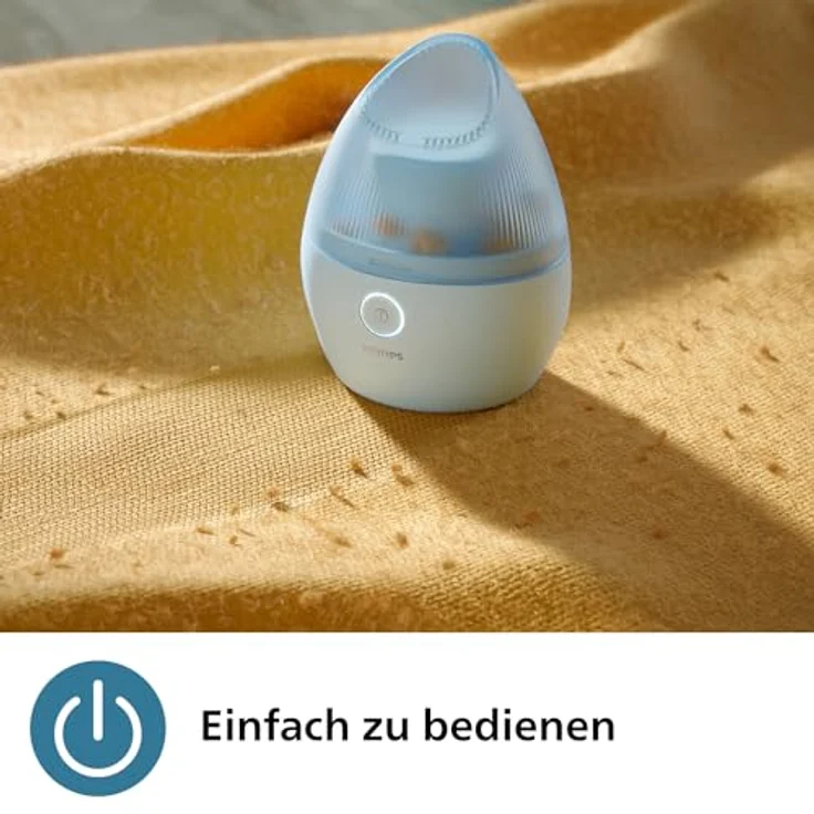 Philips Fusselrasierer, Wiederaufladbarer Fusselentferner, Sicher auf allen Kleidungsstücken, inkl. USB-Ladegerät, Effektive Entfernung aller Fusseln, Mühelose Entsorgung, Blau (GCA2100/20) – Bild 5