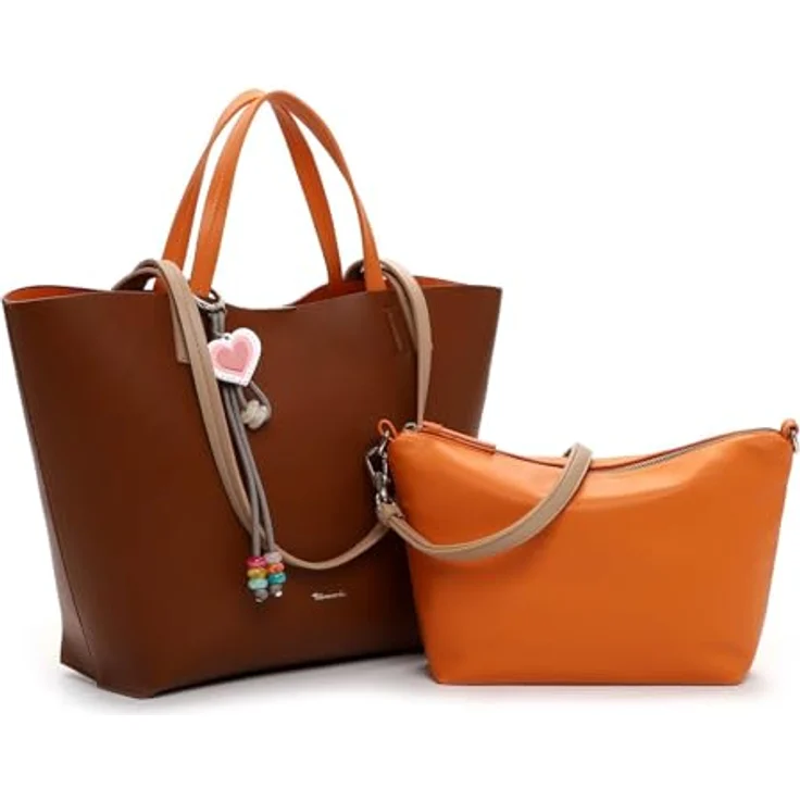 Tamaris Shopper TAS Keshia, eleganter Damen Shopper mit zweifarbigem Design und Bag in Bag Funktion – Bild 1