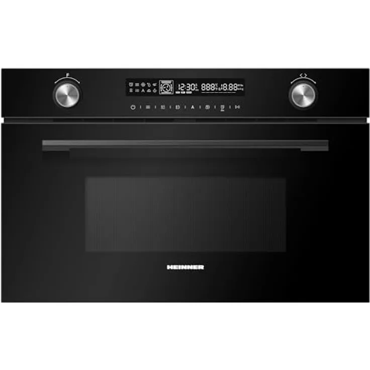 Heinner HMW-MDBI34CTBK Einbau-Combimikrowelle, 25L, 900W, Grill 1000W, Touch-Bedienung, Schwarz