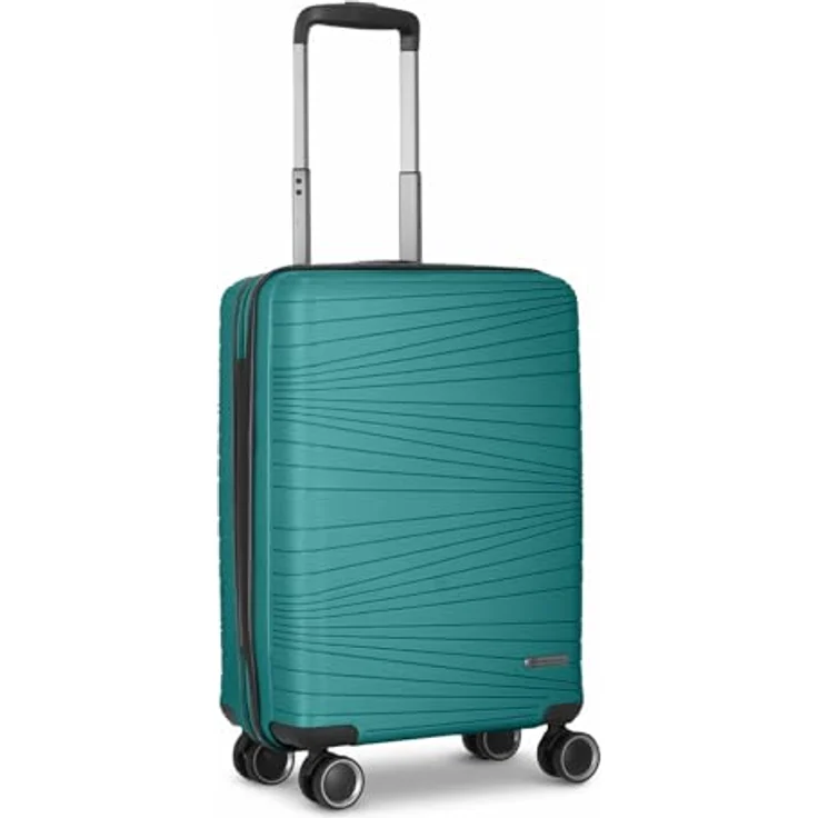 Franky Dallas 3.0 Hartschalen-Trolley mit 4 Rollen S 55 cm | Ausgestattet mit TSA-Schloss, Dehnfalte, Innenfächer, Leicht | Carry on Luggage für Männer-Frauen - Ideal für Flug-Geschäftsreisen – Bild 2