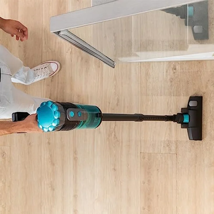 Cecotec Kabelbesen-Staubsauger Conga Popstar 600 Vital. 600 W, beutellose Zyklontechnologie, 18 kPa Saugleistung, 500-ml-Tank leicht abnehmbar, 360° drehbarer Kopf – Bild 4