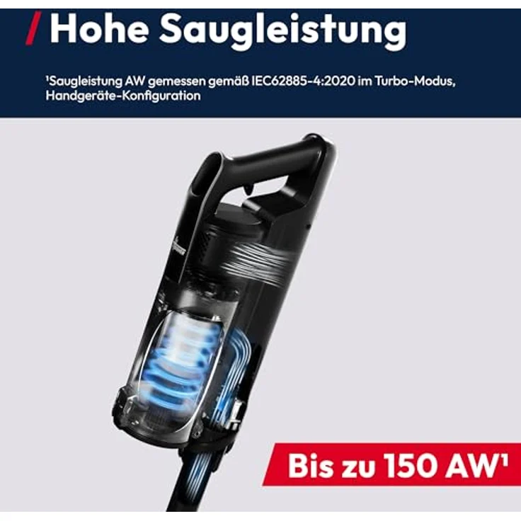 Hoover HF3 Pro Home, Akku-Staubsauger kabellos mit automatischer Staubentleerungs- und Ladestation, HEPA13-Filter, 60 Min. Laufzeit, Anti-Twist, Doppel-Kantenreinigung – Bild 3