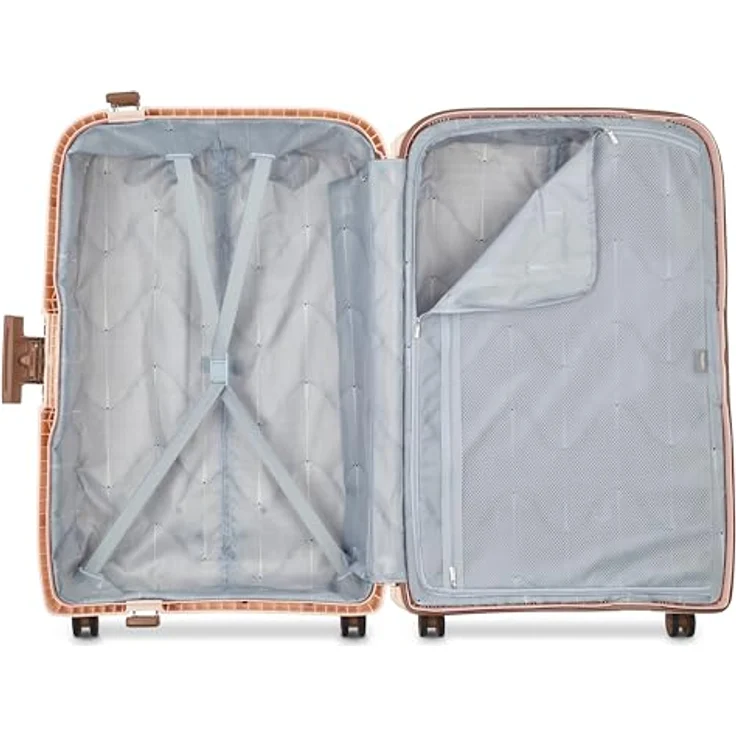 DELSEY PARIS - MONCEY - Großer Hartschalenkoffer aus recyceltem Material - 82x53x33 cm - 117 Liter - XL - Rosa – Bild 3