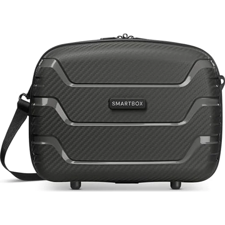 SMARTBOX Hartschalen Handgepäck Kosmetik-Koffer | Stabiles Beauty-Case mit Aufsteckfunktion | 34 x 17 x 27 cm | Leichtes Polypropylen (Edition 01) – Bild 1