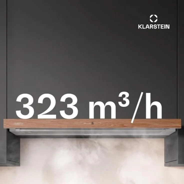 Klarstein ZenFusion Dunstabzugshaube Unterbau, 90cm mit Teleskopabzug, 400m³/h, Energieeffizienzklasse A, Touch-Bedienung, LED-Beleuchtung, Fett- und Aktivkohlefilter, Weiß – Bild 4
