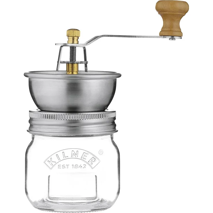 Kilner Gewürzmühlen Set 0,25l, Pfeffermühle + Salzmühle, Transparent