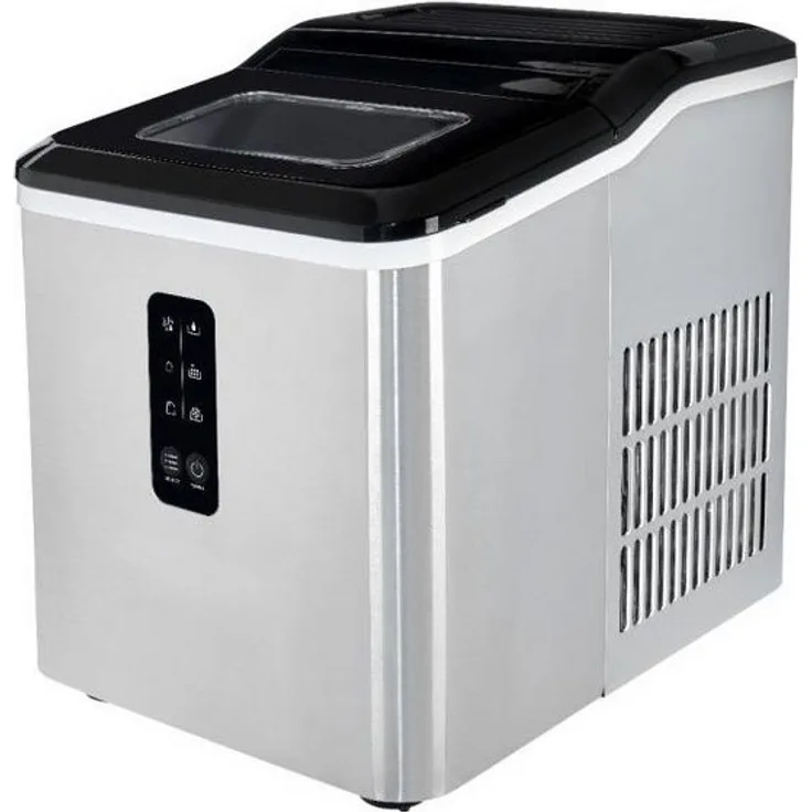 Gutfels Eiswürfelmaschine Gutfels Ice Maker 4010 Eiswürfelbereiter für die Küche, Eiswürfel in 2 Größen