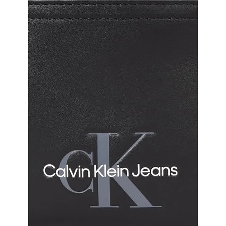 Calvin Klein Jeans Umhängetasche MONOGRAM SOFT REPORTER17, Crossbodybag Citybag Classic, Schwarz – Bild 4