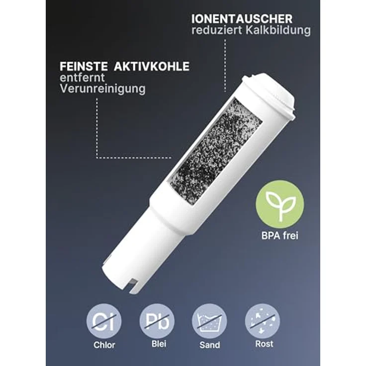 "Comedes Wasserfilter 8er Set, einsetzbar statt Jura Claris White, passend für Jura Impressa Serien E, J, S, X, X, Z" – Bild 4
