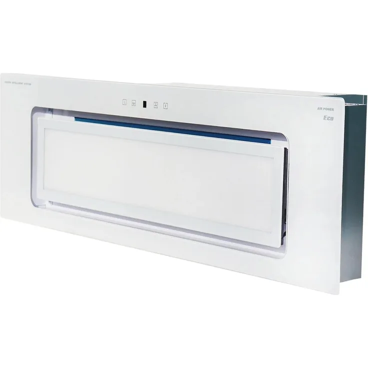Kaiser EA 946 W Eco Deckenhaube, Einbau Dunstabzugshaube 90 cm, 1250 m³/h, Weißglas