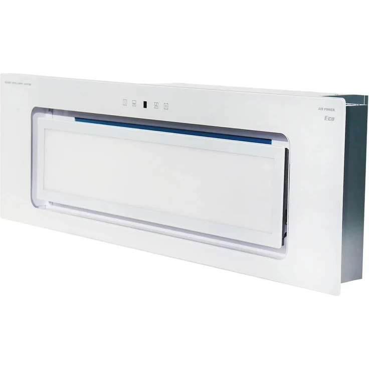 Kaiser EA 946 W Eco Deckenhaube, Einbau Dunstabzugshaube 90 cm, 1250 m³/h, Weißglas