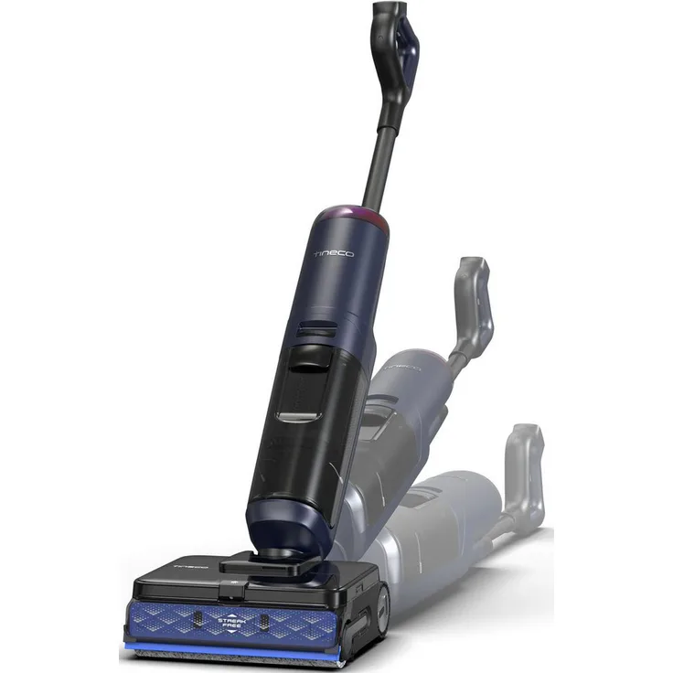 Tineco FLOOR ONE S7 Max Pro, Nass-Trocken-Sauger mit 220 W, beutellos, Hochdruck-Wasserstrahl, intuitive Selbstantrieb, 85 °C Trocknung