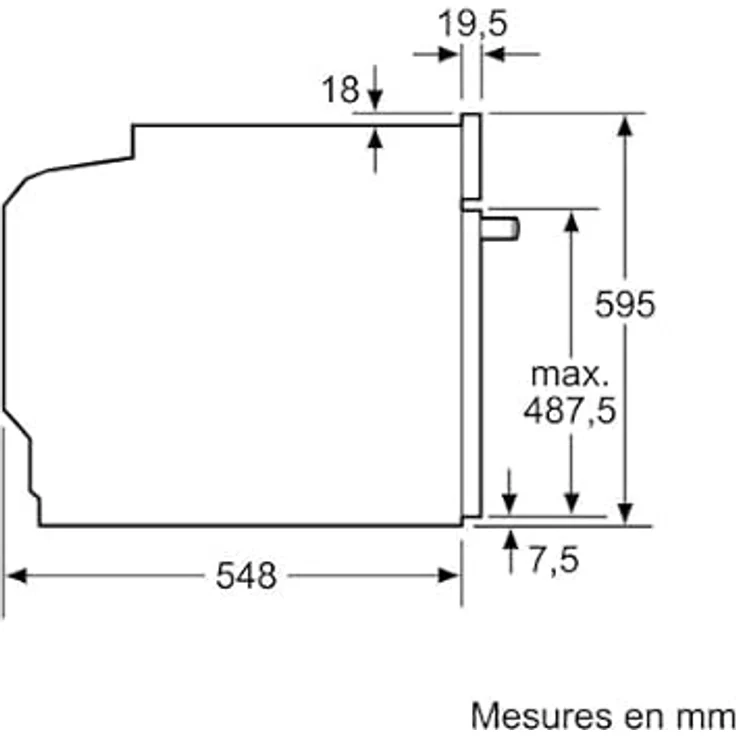 SIEMENS Einbau-Backofen EcoClean HB557GBS3F, iQ500, cookControl10, Multifunktionsofen mit 71 Liter Volumen, 3D-Umluft, und 10 Automatikprogramme, in Edelstahl – Bild 3