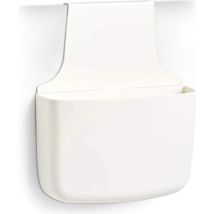 Zeller 14720 Utensilienhalter m. Hänger, Kunststoff, weiß, ca. 28 x 8,5 x 34 cm, Badutensilien, Küchenorganizer – Bild 3