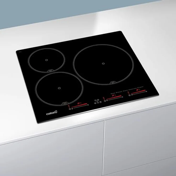 Cata Gas-Kochfeld Cata INSB6003E2BK, Induktionskochfeld 60 cm 7100 W, Schwarz – Bild 6