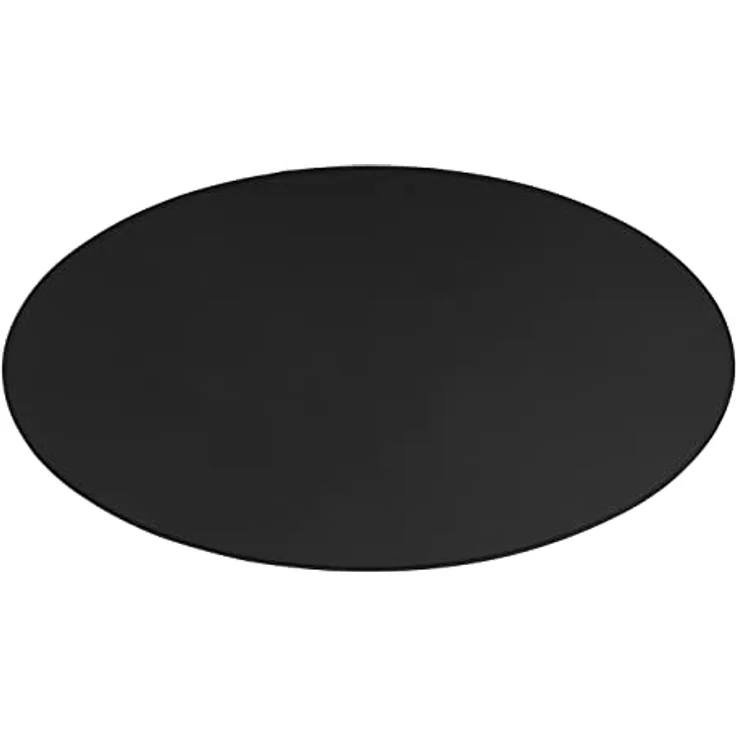Deltaco Gaming DFP410 Bodenmatte Rund, 110x110cm, rutschfest - Schwarz, Blacks, Runde rutschfeste Spielbodenmatte – Bild 1