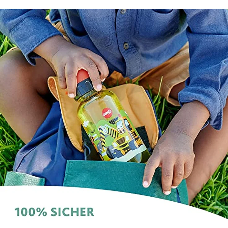 Emsa N30333 Kids Tritan Trinkflasche, 500 ml, dicht, hygienisch, unbedenklich, spülmaschinenfest – Bild 5
