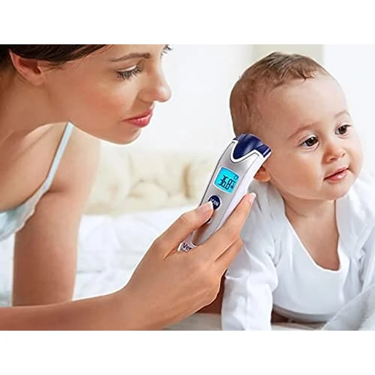 VEROVAL Veroval Baby Infrarot Thermometer berührungslos messend weiß – Bild 5