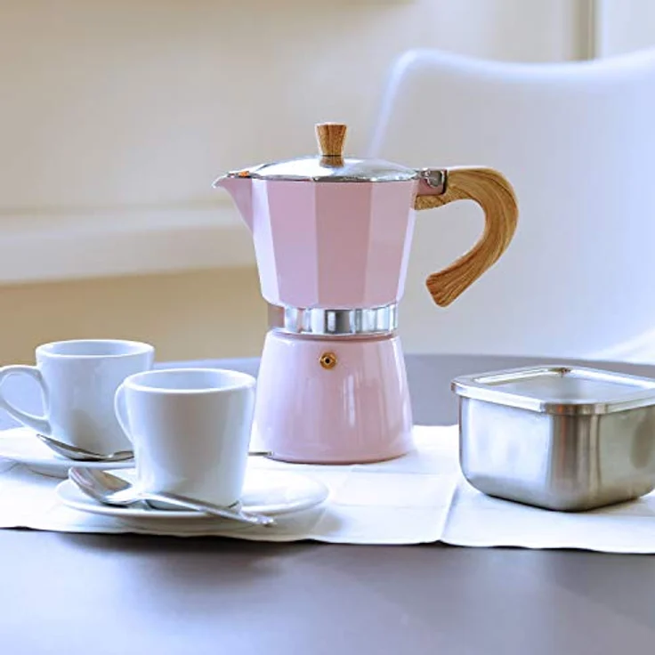 Gnali & Zani VEZ003-IND Venezia - Esspressokocher, alu, 3 Tassen Espressokocher, Aluminium – Bild 7