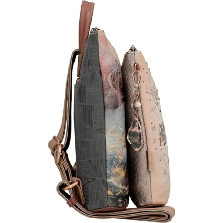 Anekke Hollywood City Rucksack 26 cm, mehrfarbig, 100% Polyurethan, 28 x 13 x 26 cm – Bild 3