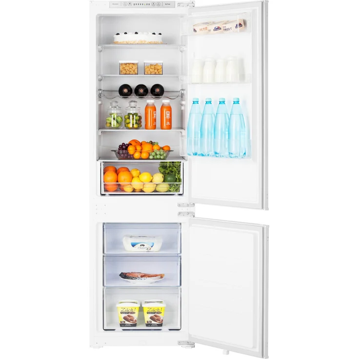 Hanseatic HEKS17754GEW - Energieeffizienzklasse E | 183 Liter Kühlbereich, 217 kWh/Jahr, NoFrost, 176,8 cm Höhe, Klimaklasse N – Bild 1