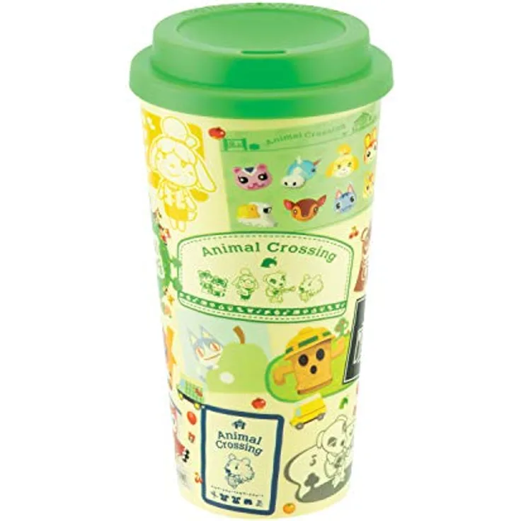 Paladone Animal Crossing Reisebecher, offizielles Lizenzprodukt, Kunststoff, 1 Stück (1er Pack)