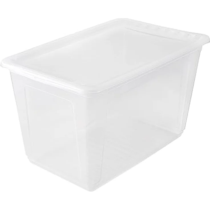 keeeper Aufbewahrungsbox mit Air Control System, 59 x 39 x 35 cm, 52 l, Bea, Transparent – Bild 3