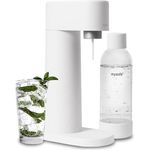 Mysoda Woody White Kohlensäureerzeuger inklusive BPA-freie Wasserflasche, weiß, WD002F-WE, One Size